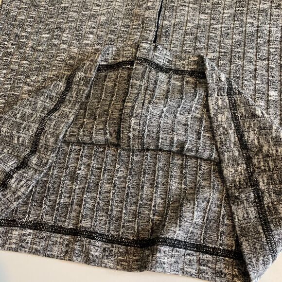 Michael Stars Sweater Womens OS One Size Grey Hidden Snap Buttons Long Sleeve - Picture 10 of 14